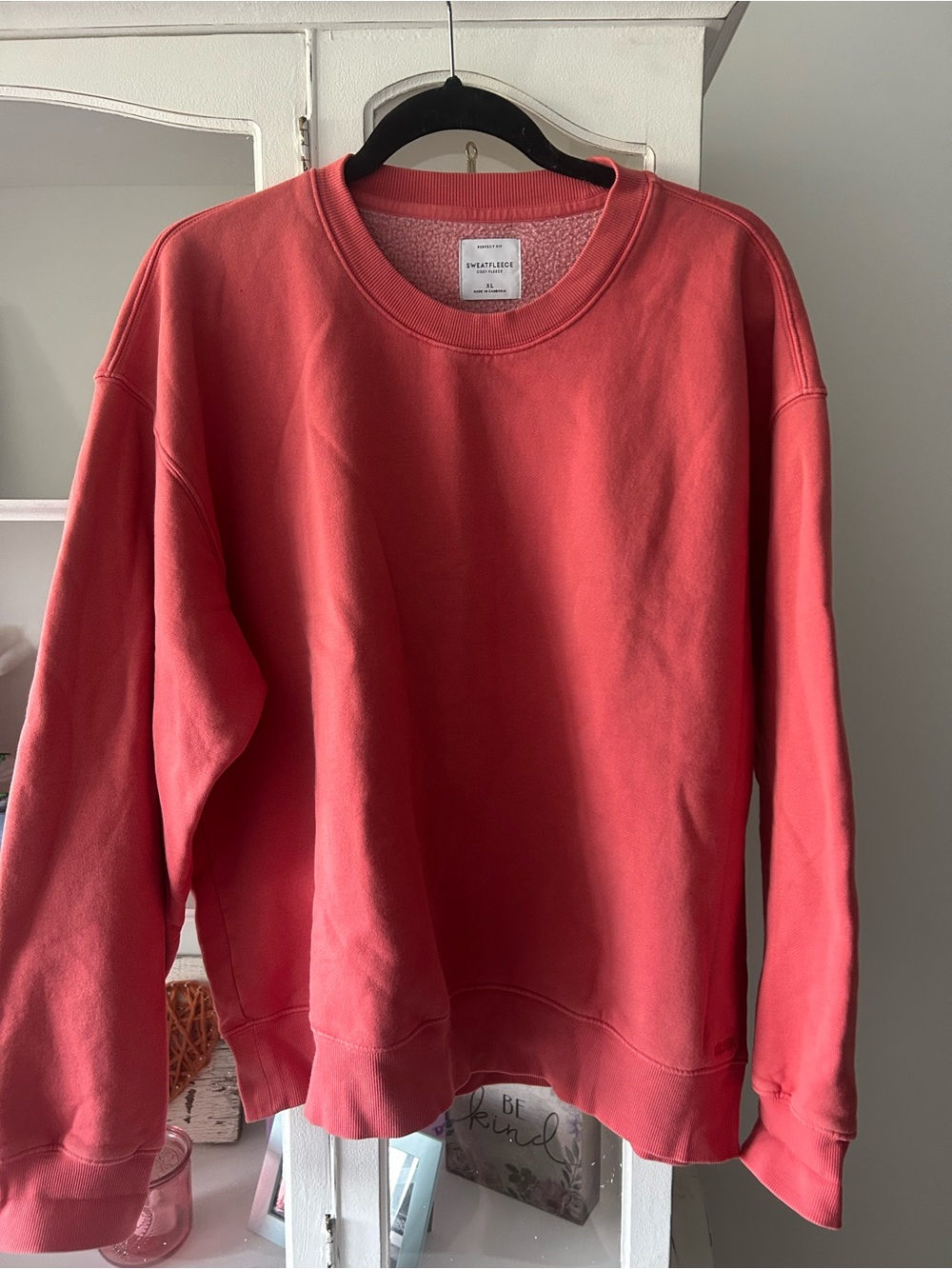 TNA Coral- ish red  Crewneck Sweatshirt - Unknown Brand